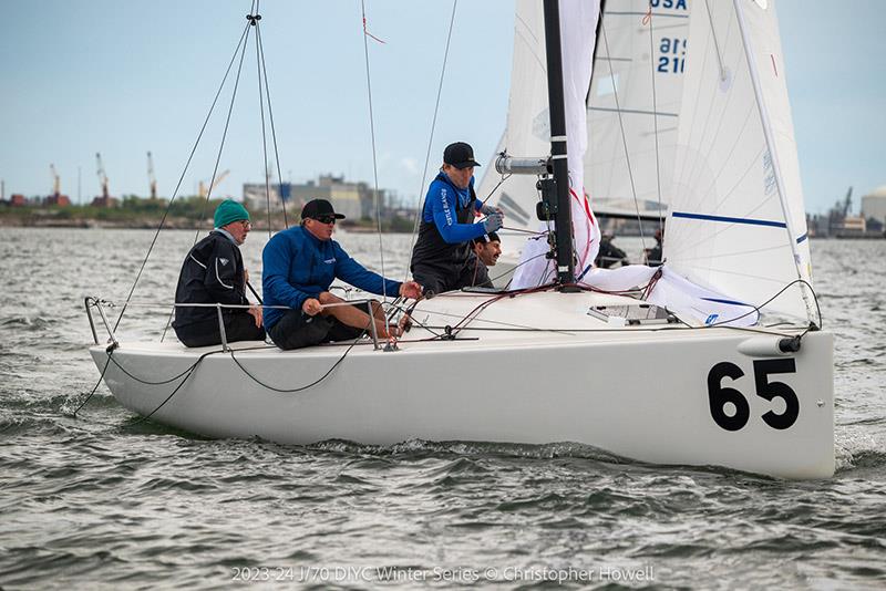2023/2024 DIYC J 70 Winter Series 2 photo copyright Christopher Howell taken at Davis Island Yacht Club and featuring the J70 class