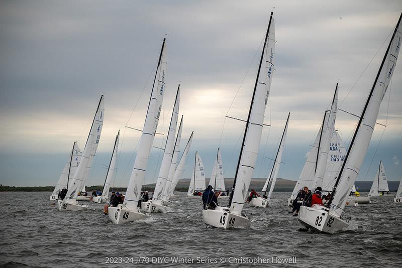 2023/2024 DIYC J 70 Winter Series 2 photo copyright Christopher Howell taken at Davis Island Yacht Club and featuring the J70 class