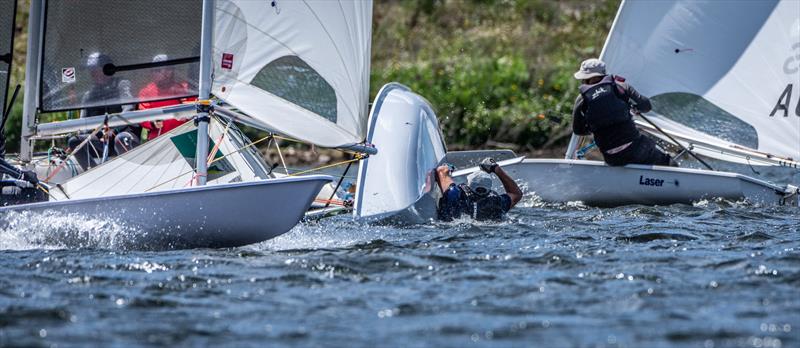 The gusty westerly on the first day of the Thunderbolt regatta tested the best - photo © Paulo Lagos