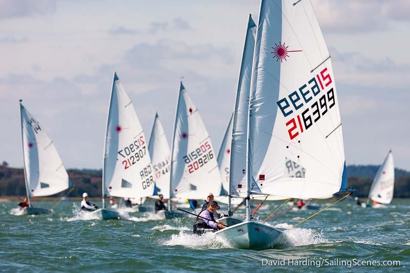 Bournemouth Digital Poole Week 2019 day 5 photo copyright David Harding / www.sailingscenes.com taken at Parkstone Yacht Club and featuring the ILCA 6 class