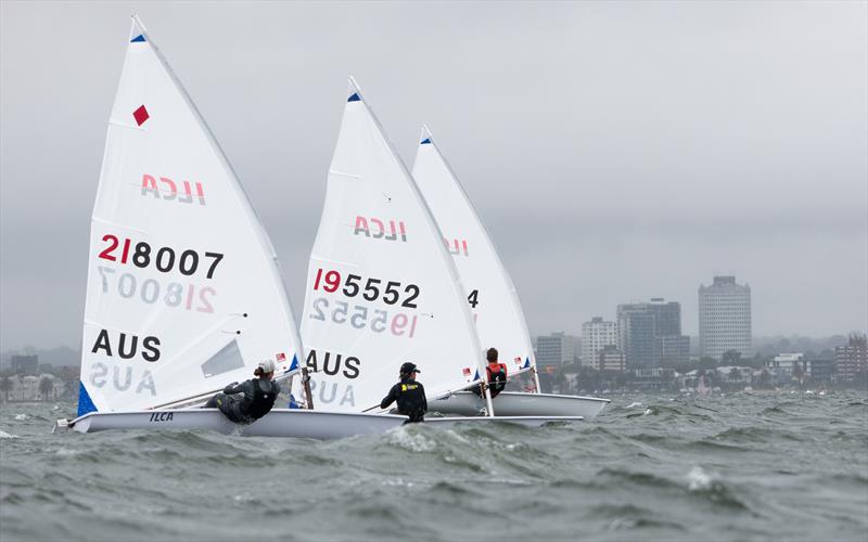 ILCAs in action photo copyright Tom Hodge taken at Australian Sailing and featuring the ILCA 6 class