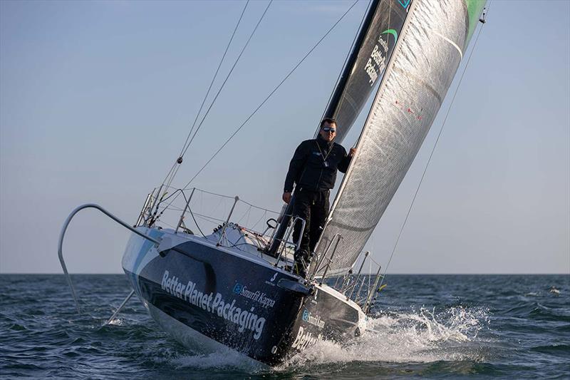 Tom Dolan, the Irish skipper of Smurfit Kappa photo copyright Thomas Deregnieau taken at  and featuring the Figaro class