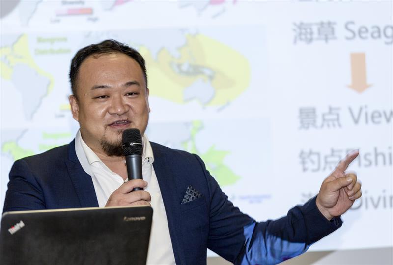 Hu Xiao-Ming, Sec Gen Sanya Yachting Assoc. Asia-Pacific Yacht Industry High-Level Forum at the 2019 Macau Yacht Show photo copyright Guy Nowell / Macau Yacht Show 2019 taken at  and featuring the  class