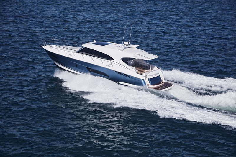 The Riviera 5400 Sport Yacht is an inspiring evolution of the single-level living designs for which the Sports Yachts are highly acclaimed photo copyright Riviera Australia taken at  and featuring the Marine Industry class
