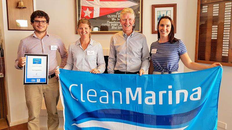 L-R: Jonathan McKay and Samantha Standish from Port Coogee Marina, Colin Bransgrove and Adelaide Bevilaqua from BMT Western Australia - photo © Michelle Macready