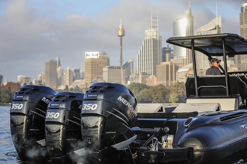 Ribco Australia Venom 44 - Engines and Cityscape photo copyright Salty Dingo taken at  and featuring the Marine Industry class