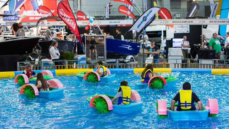 Brisbane Boat Show - Bumper boats photo copyright Photographer at Large taken at  and featuring the Marine Industry class