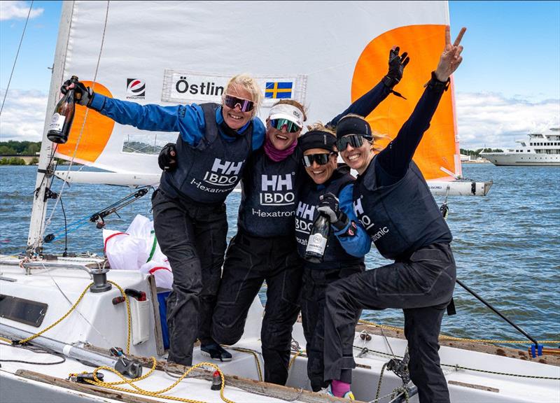 Sweden's Team WINGS win the 2023 Santa Maria Cup photo copyright Walter Cooper taken at Eastport Yacht Club and featuring the Match Racing class