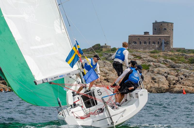 Oscar Engstrom (SWE) Team LIROS photo copyright Anders Dahlberg taken at  and featuring the Match Racing class
