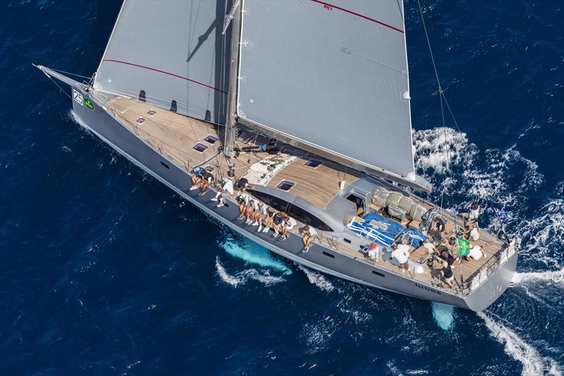 Riccardo de Michele's Vallicelli 80 H2O has won the Mini Maxi Cruiser/Racer class for the last two seasons at the Maxi Yacht Rolex Cup photo copyright Rolex / Studio Borlenghi taken at Yacht Club Costa Smeralda and featuring the Maxi class