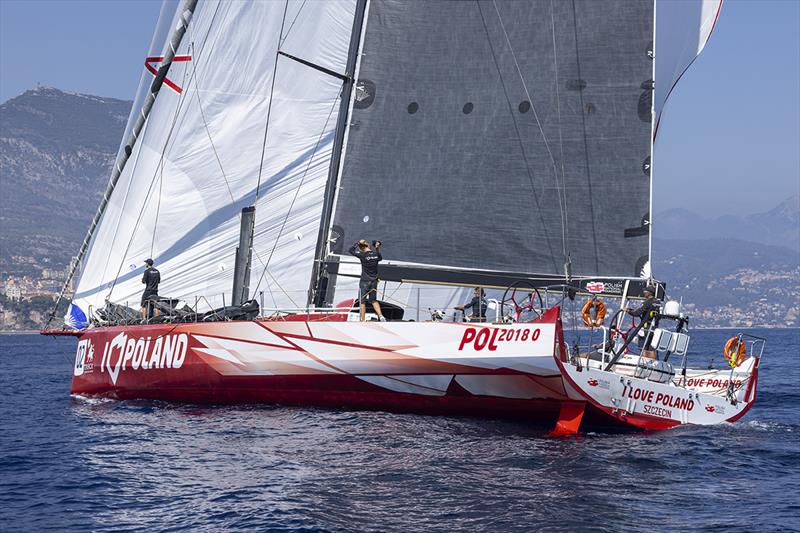 After defending well for the majority of the race, the VO70 I Love Poland was finally pipped at the post by the Cookson 50 Kuka 3 - Palermo-Montecarlo photo copyright Circolo della Vela Sicilia / Studio Borlenghi taken at Circolo della Vela Sicilia and featuring the Maxi class