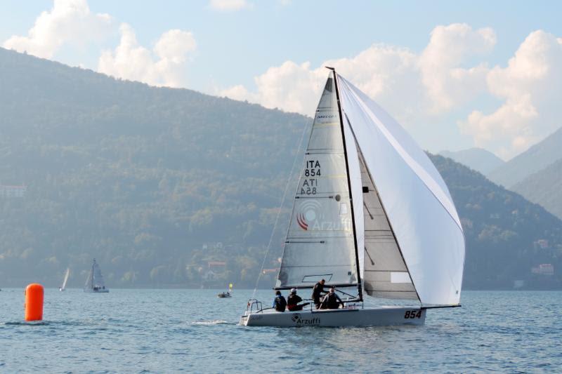 Local team of Flavio Favini on Maidollis collected three bullets and takes the lead after five races sailed photo copyright Piret Salmistu taken at  and featuring the Melges 24 class