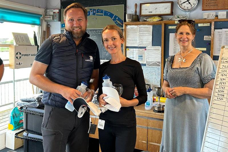 Ollie Houseman and Egle Tumosa take third in the Merlin Rocket De May (vintage) Series event at Hampton photo copyright Livvy Bell taken at Hampton Sailing Club and featuring the Merlin Rocket class