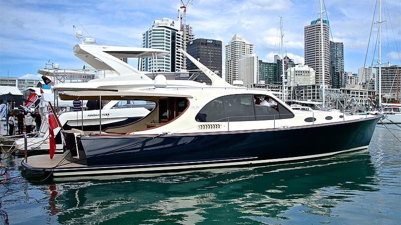 Grand Banks / Palm Beach Motor Yachts - Auckland On the Water Boat Show - Day 4 - September 30, 2018 photo copyright Richard Gladwell taken at 