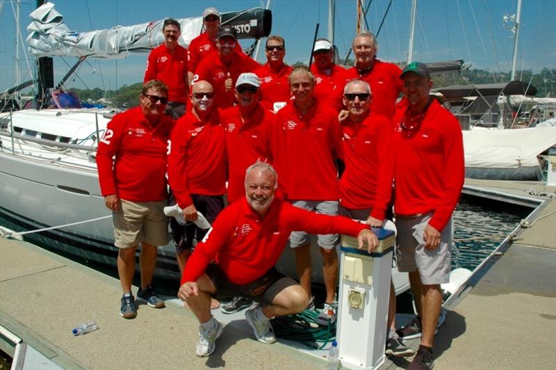 The Highly Sprung crew at Southport Yacht Club - Pittwater to Paradise Race - photo © High Profile Media