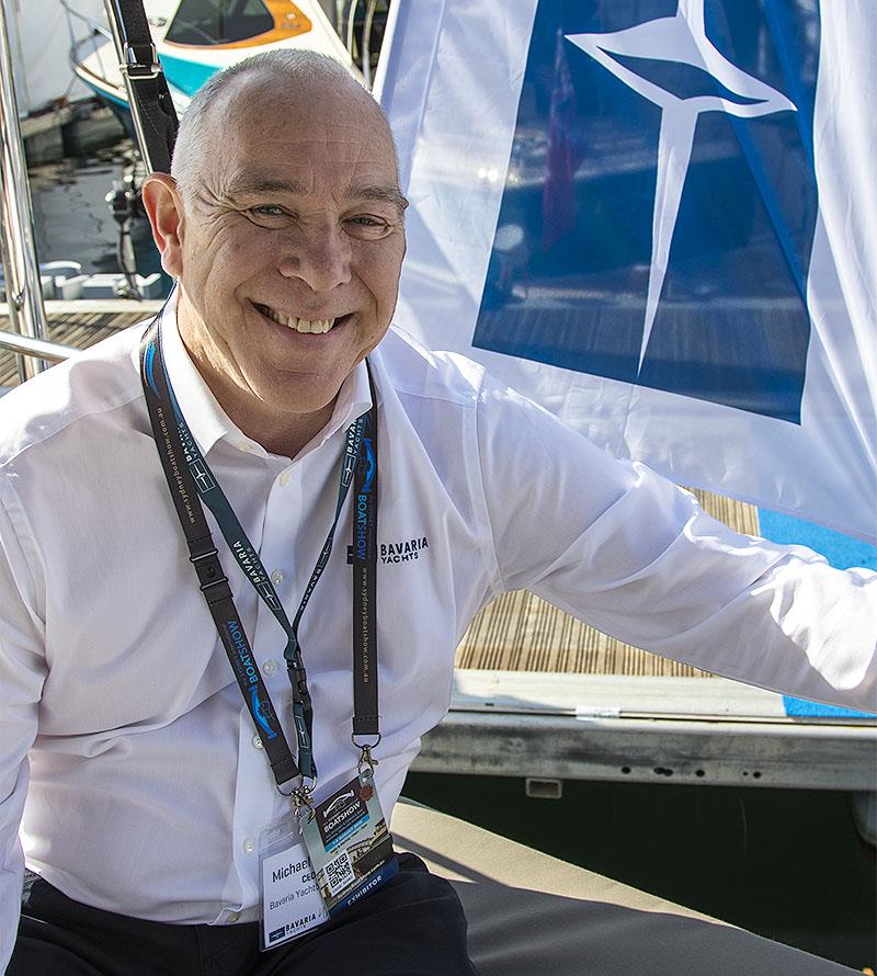 Bavaria Yachts CEO, Michael Müller at the 2019 Sydney International Boat Show photo copyright John Curnow taken at 