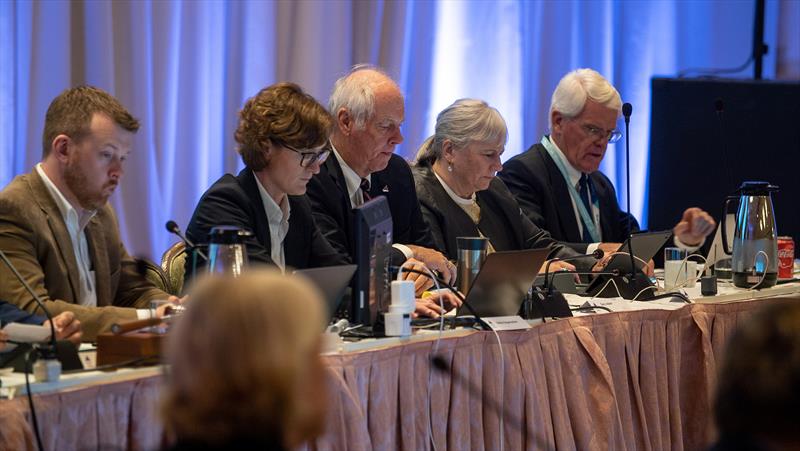 The top table - World Sailing's Annual Conference is in Bermuda from 29 October to 3 November, 2019 photo copyright Tom Roberts taken at Royal Bermuda Yacht Club