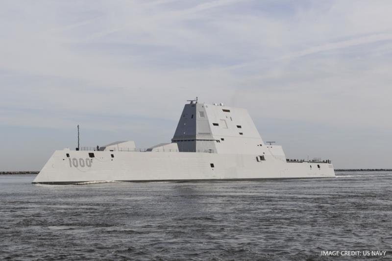USS Zumwalt - First full-electric power and propulsion ship - photo © US Navy