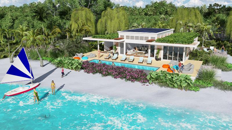 Silent Yachts solar powered resort with floating villas concept photo copyright Silent Yachts taken at 