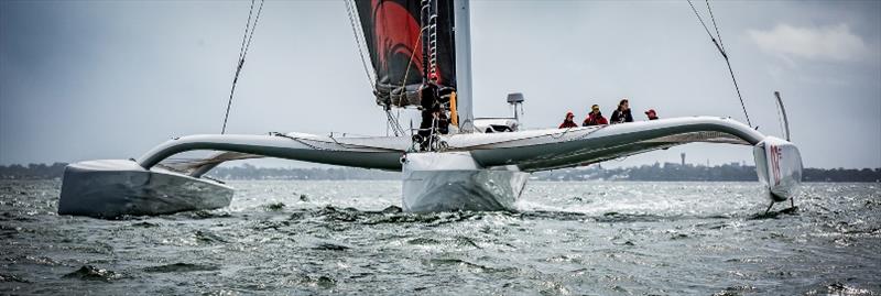 MOD70 Beau Geste at the start of the Bris to Gladstone Race - photo © Jules VidPicPro