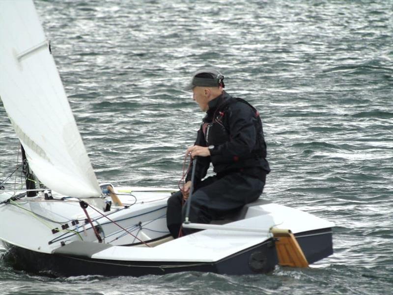 Bill Bradburn during the South Staffs OK Open photo copyright SSSC taken at South Staffordshire Sailing Club and featuring the OK class