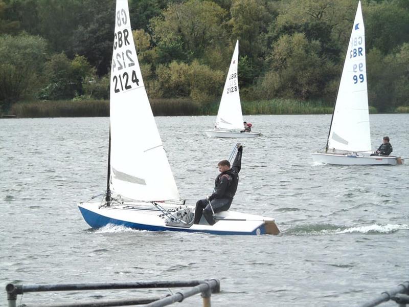 Will Croxford during the South Staffs OK Open photo copyright SSSC taken at South Staffordshire Sailing Club and featuring the OK class
