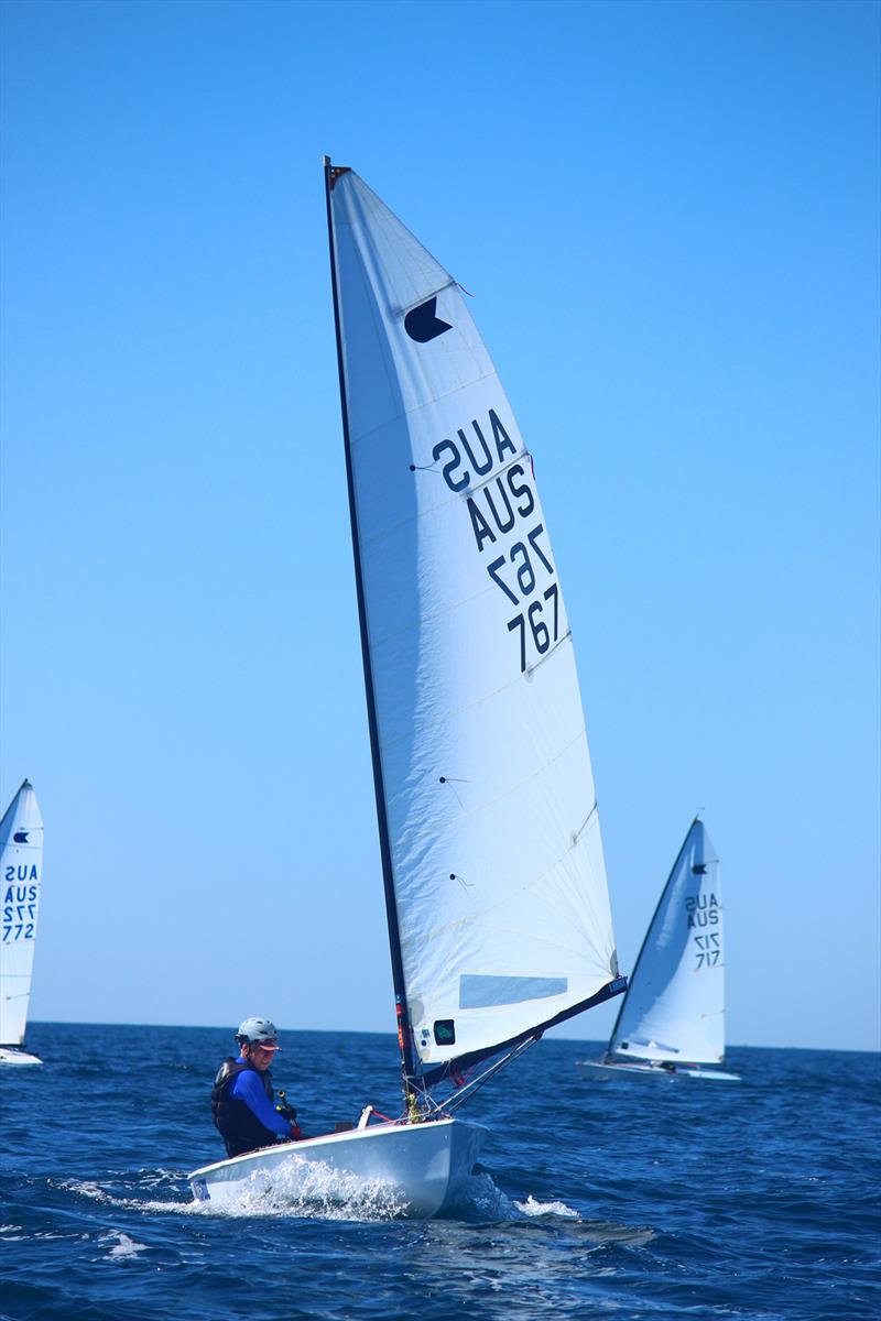 Glen Yates wins the Grand Master title - 2019 International OK Dinghy Queensland Championship photo copyright Virginia Riddle-Cross taken at  and featuring the OK class