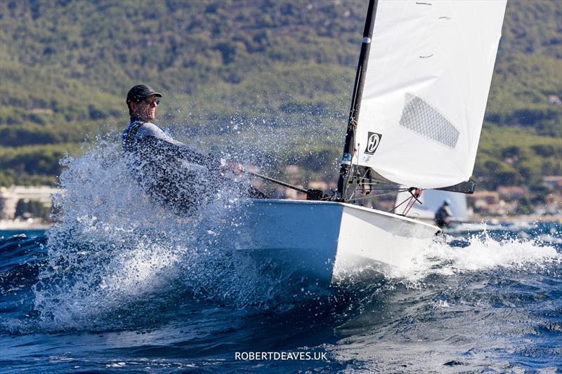 Nick Craig in Bandol photo copyright Robert Deaves taken at  and featuring the OK class