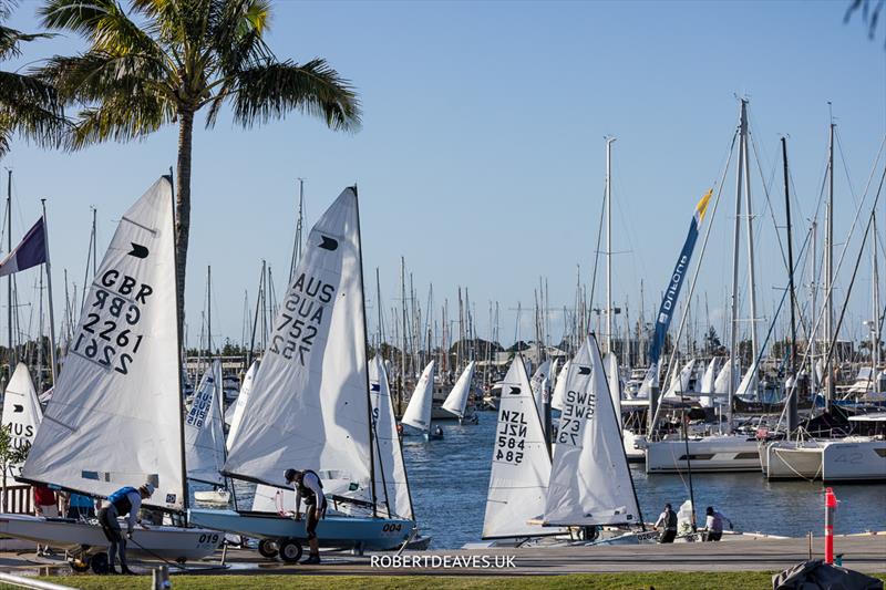 Royal Queensland Yacht Squadron on day 1 of the 2024 OK Dinghy World Championship Brisbane - photo © Robert Deaves / www.robertdeaves.uk