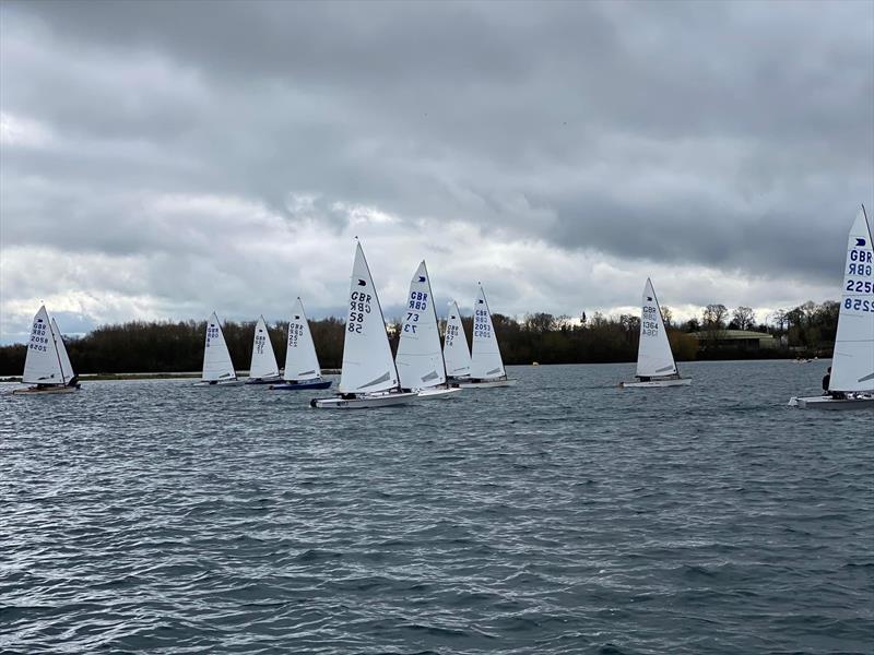 OK Sprint Races at Burghfield photo copyright Peter Blackman / Burghfield SC taken at Burghfield Sailing Club and featuring the OK class