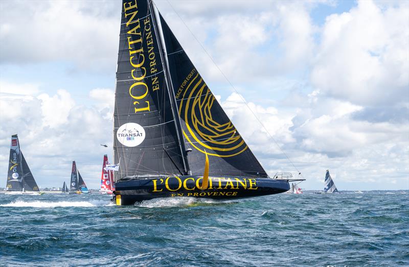 L'Occitane Sailing Team at Transat CIC photo copyright PKC Media / L'Occitane Sailing Team taken at  and featuring the IMOCA class
