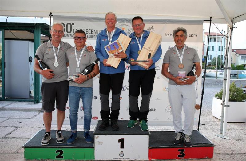 2024 ORC DH European Championship Class C podium - JOY of Vladimir Borstnar and Bojan Gale, BLACK ANGEL of Paolo Striuli and Roberto Scardellato, and MARGOT of Andrea Emili and Thomas Scolà photo copyright Andrea Carloni taken at  and featuring the ORC class