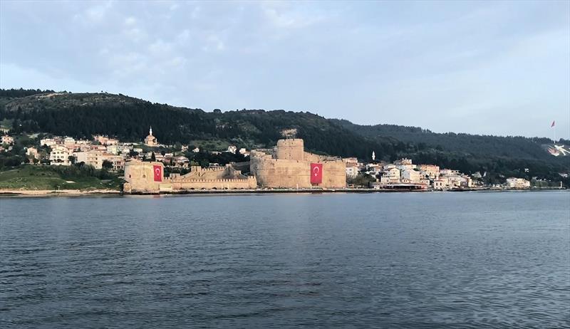 Passing Gallipoli on ANZAC day photo copyright James Brooke taken at  and featuring the Power boat class