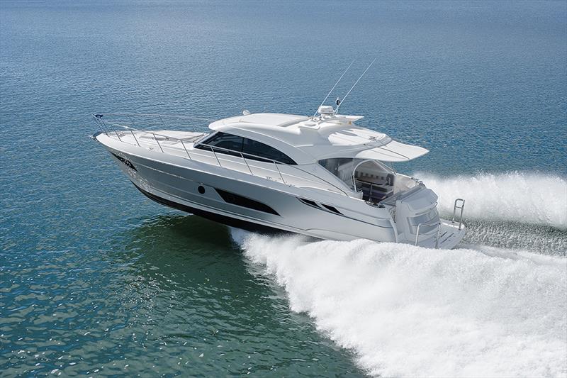The Riviera 4800 Sport Yacht exhibits superb sea-keeping capabilities photo copyright Riviera Australia taken at  and featuring the Power boat class