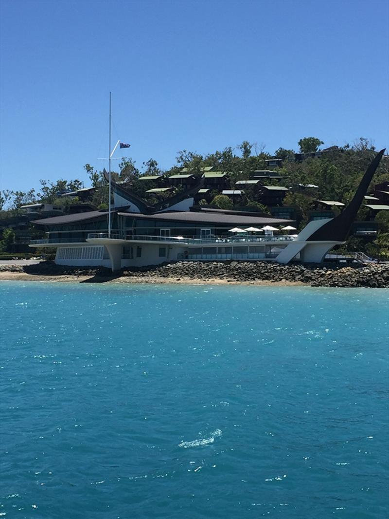 Approaching the Hamilton Island Yacht Club and marina - photo © Riviera Australia