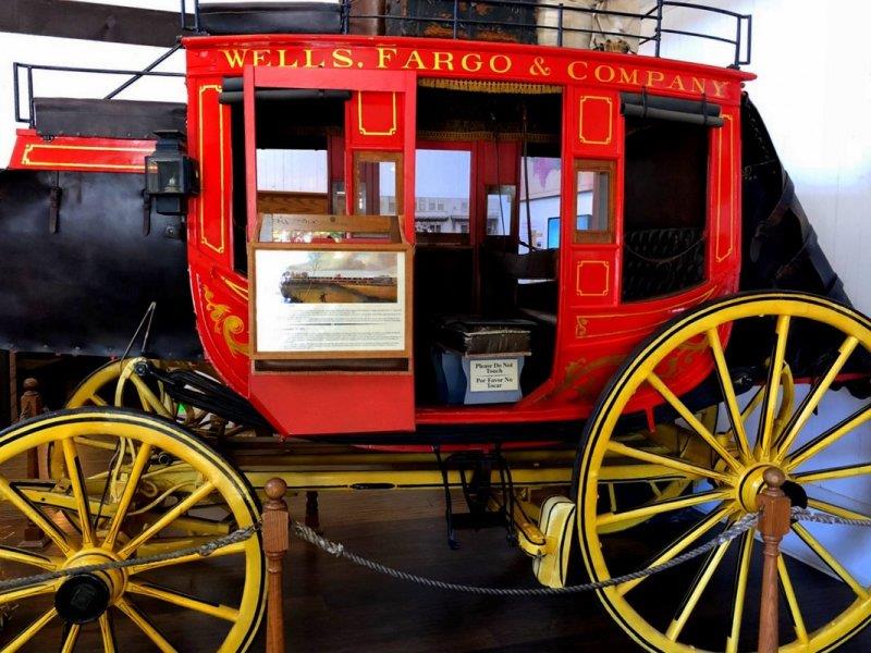 Likewise a visit to San Diego Old Town was also on the cards.  Here is a replicate of the Wells Fargo carriage from the mid 1800's - photo © Pendana Blog, <a target=
