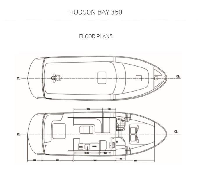 Hudson Bay 350 photo copyright Clipper Motor Yachts taken at  and featuring the Power boat class