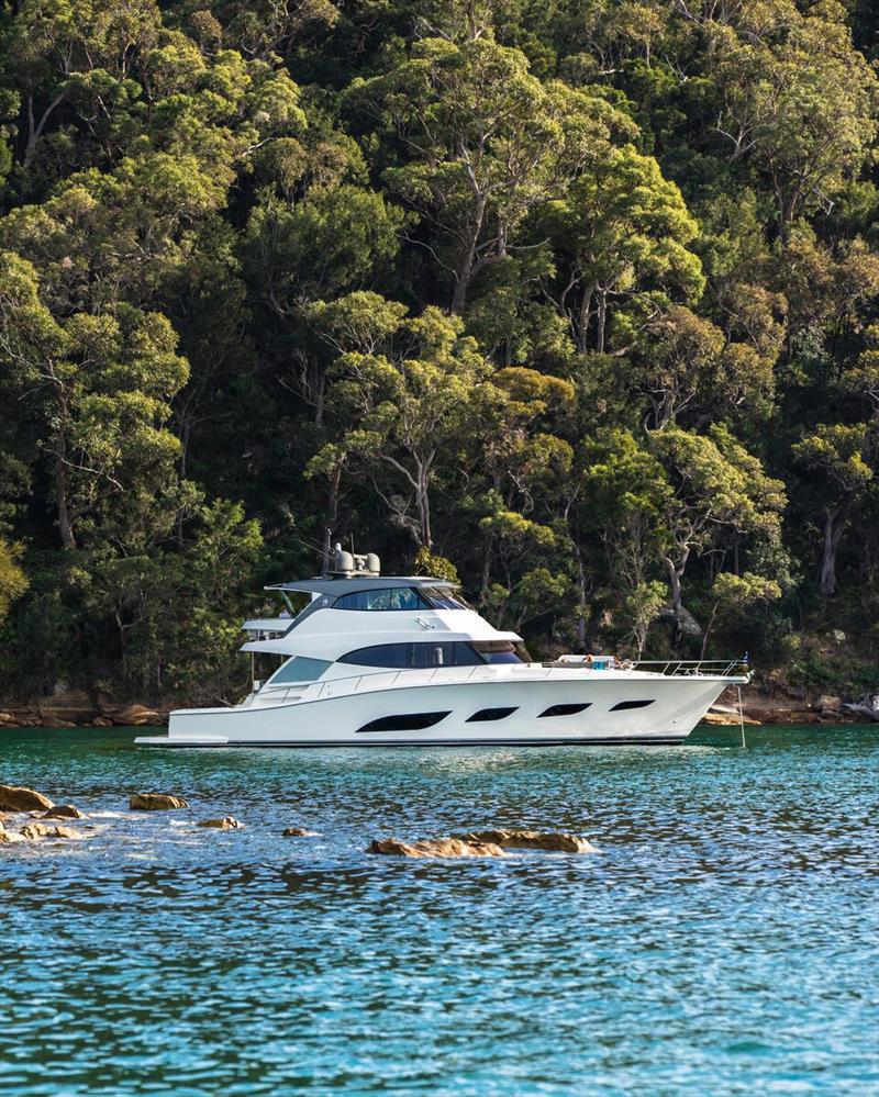 The Riviera 68 Sports Motor Yacht – great beauty and purpose photo copyright Riviera Australia taken at  and featuring the Power boat class