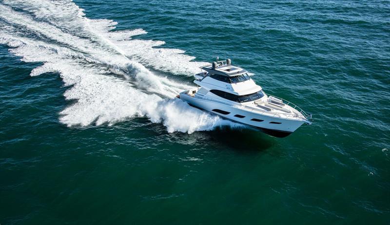 Rivera 68 Sports Motor Yacht - super-smooth running and whisper-quiet performance photo copyright Riviera Australia taken at  and featuring the Power boat class