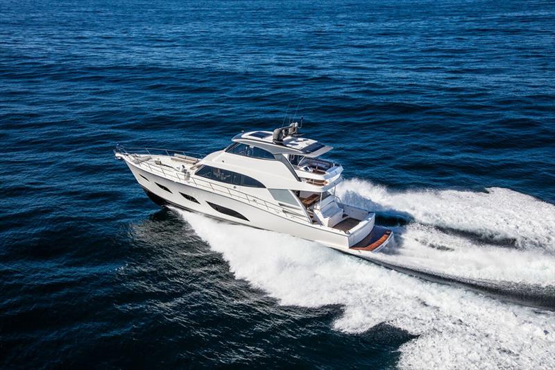 The magnificent new Riviera 68 Sports Motor Yacht will make her European Premiere at the 40th Cannes Festival of Boating photo copyright Riviera Australia taken at  and featuring the Power boat class