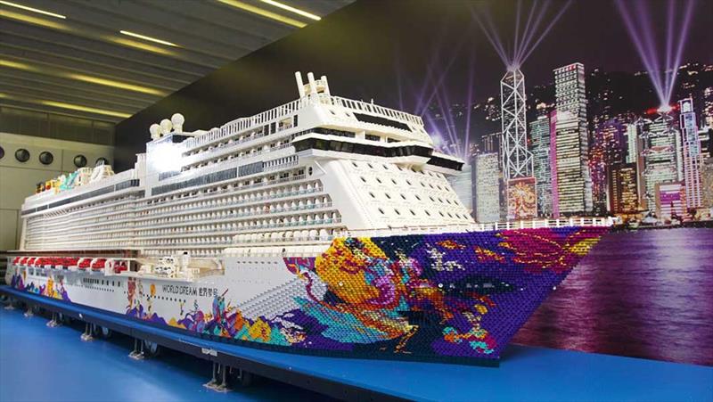 The world's largest LEGO ship photo copyright Echo Zhan taken at  and featuring the Power boat class