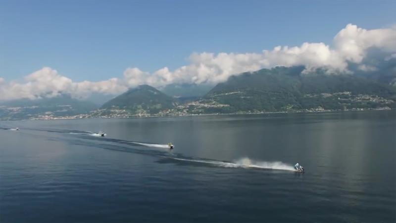 Dirt Bike across Lake Como photo copyright Carlo Alessandrelli taken at  and featuring the Power boat class