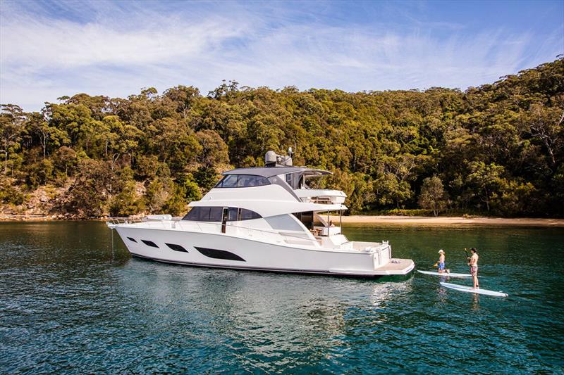 Riviera 72 Sports Motor Yacht photo copyright Riviera Studio taken at  and featuring the Power boat class