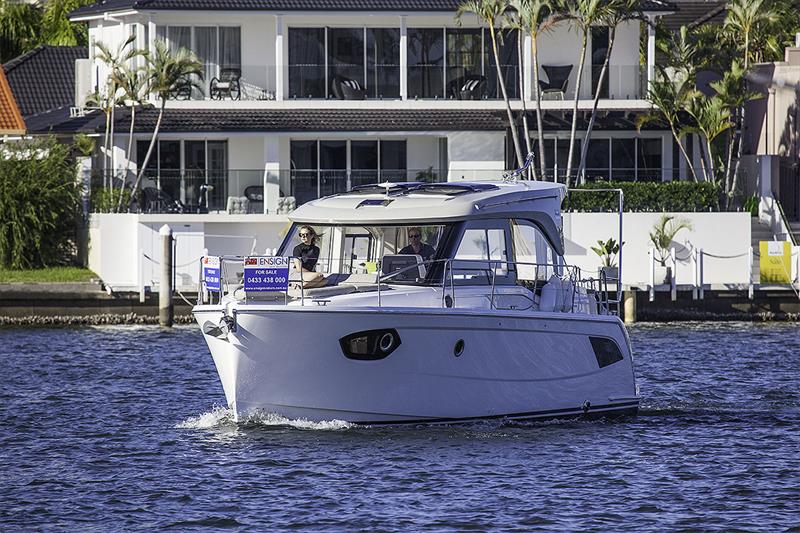 Who wouldn't enjoy a day out on the water with a great boat like the E34 from Bavaria. - photo © John Curnow