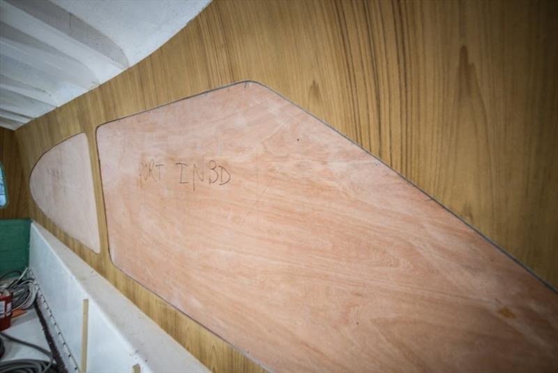 Salon veneers: unfinished photo copyright Bayliss Boatworks taken at  and featuring the Power boat class