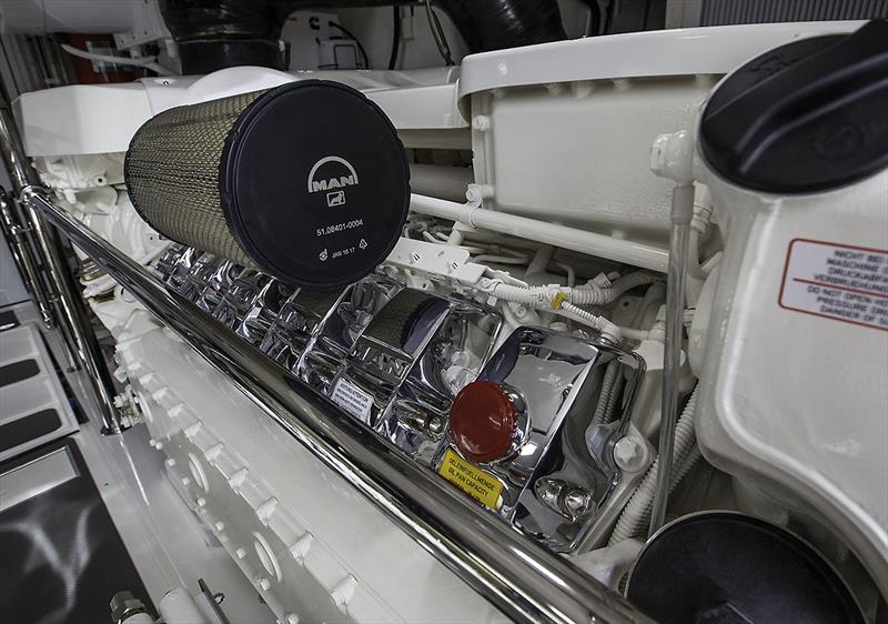 Wonderful Silver Hairdos - MAN 1900hp V12 - Riviera 72 Sport Motor Yacht photo copyright John Curnow taken at  and featuring the Power boat class