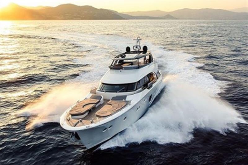 MCY 80 cruises in Hong Kong photo copyright Monte Carlo Yachts taken at  and featuring the Power boat class