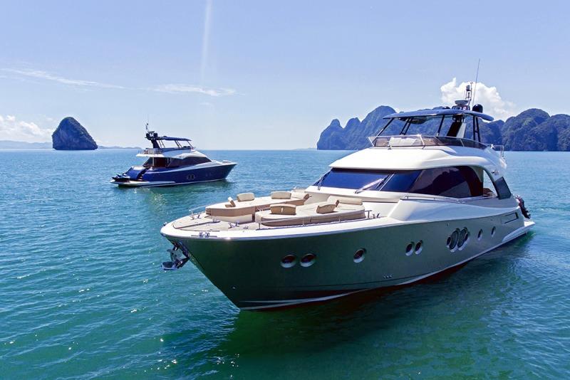 MCY in Phuket, Thailand photo copyright Monte Carlo Yachts taken at  and featuring the Power boat class