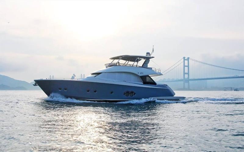 MCY in Hong Kong photo copyright Monte Carlo Yachts taken at  and featuring the Power boat class