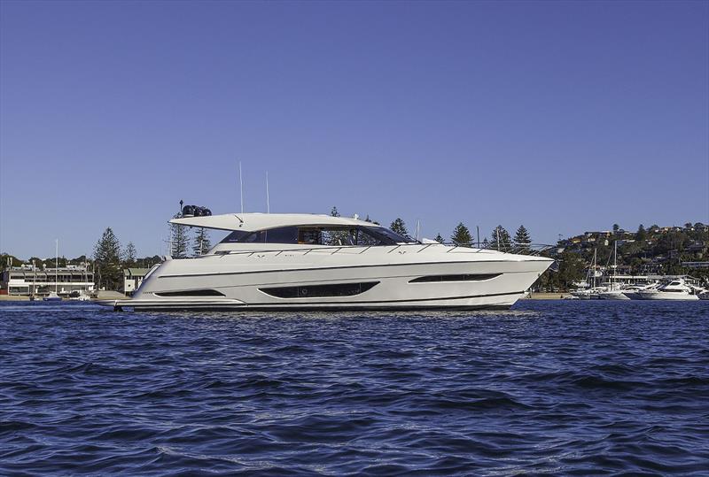Maritimo X60 in profile photo copyright John Curnow taken at  and featuring the Power boat class